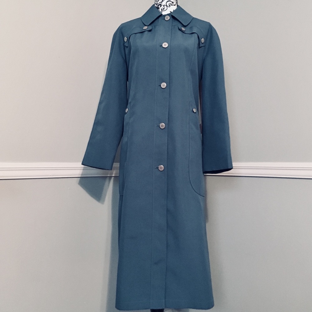 Vintage Misty Harbor Any Weather Coat Deep Teal 14